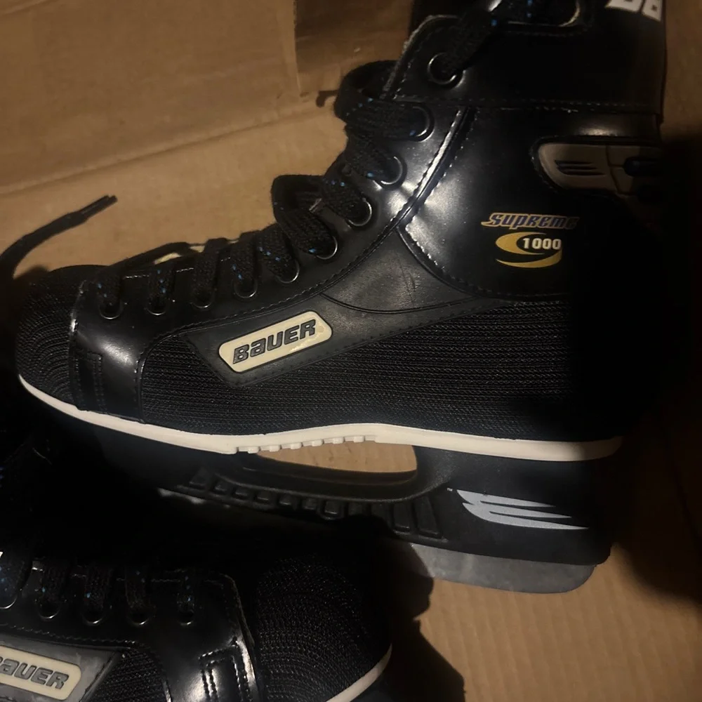 Bauer Black and Silver Hockey Skates - Picture 3 of 11